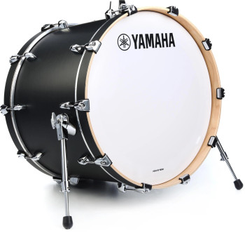 Yamaha, TMB-2015LCS Tour Custom Bass Drum 20x15 Licorice Satin, TMB-2015LCS