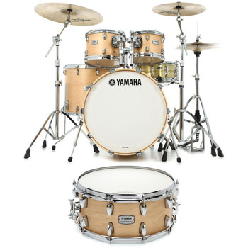 Yamaha, Tour Custom 5-Piece Drum Set with Matching Snare, TMP2F56BTS