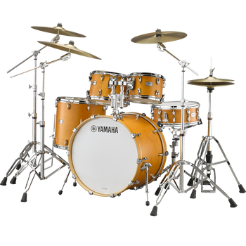 Yamaha, Tour Custom 5-Piece Drum Set with Matching Snare, TMP2F56CRS