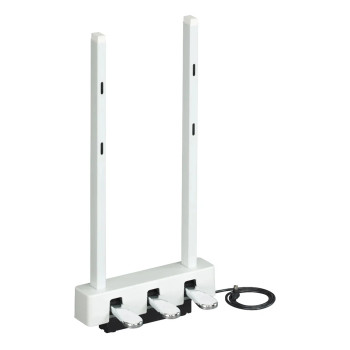 Yamaha LP1WH White 3-pedal unit for select P and DGX Series digital pianos. Requires L121WH, L515WH, L200WH, or L300WH furniture stand