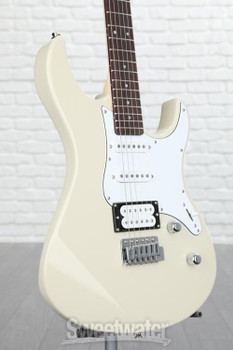 Yamaha, Pacifica Electric Guitar in Vintage White with Versatile Pickup Configuration, Solid Alder Body, and Comfortable Player-Friendly Neck, (PAC112V VW)