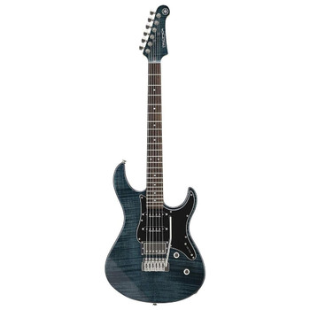 Yamaha, Pacifica Professional Electric Guitar in Indigo Blue with Flame Maple Top, HSS Seymour Duncan Pickup Configuration, and High-Performance Player Neck, (PAC612VIIFM IDB)