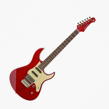 Yamaha, Pacifica Professional Electric Guitar in Fired Red with Flame Maple Top, HSS Seymour Duncan Pickup Configuration, and High-Performance Player Neck, (PAC612VIIFMX FRD)