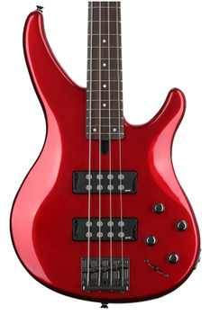 Yamaha, TRBX304 4-String Bass Guitar in Candy Apple Red with Active Electronics, Versatile Pickup System, and Balanced Modern Playability, (TRBX304 CAR)