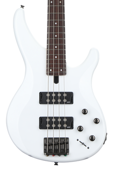 Yamaha, TRBX304 4-String Bass Guitar in White with Active Electronics, Versatile Pickup System, and Balanced Modern Playability, (TRBX304 WH)