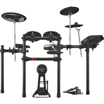 Yamaha Electronic Drum Kit with responsive pads, realistic drum sounds, and built-in training features for practice and learning, (DTX452K)