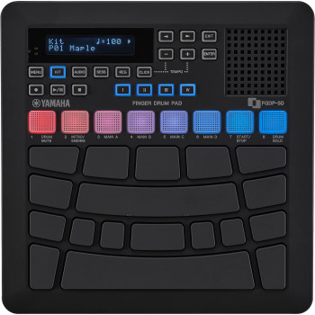 Yamaha Finger Drum Pad Controller with responsive pads, advanced features, and built-in sounds, designed for portable beat-making and music production, (FGDP-50)