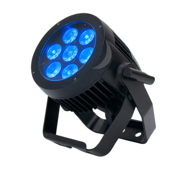 ADJ Alpha HEX700 7P HEX IP LED Par Light – 7x12W 6-in-1 HEX LEDs with Wired Digital Communication Network (HEX700)
