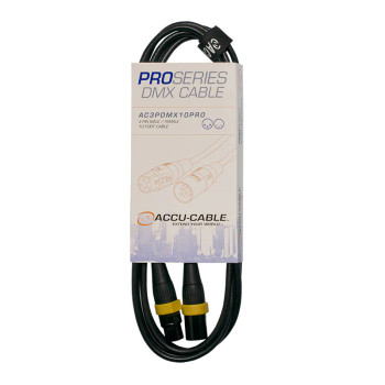 ADJ AC3PDMX10PRO Pro Series 3-Pin DMX Cable (10')