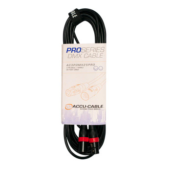 ADJ AC3PDMX25PRO DMX Pro Series 3-Pin DMX Cable (25')
