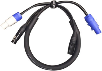 ADJ Alpha AC3PPCON3 3ft 3 x 12 AWG Power/Signal Combo Cable (AC3PPCON3)