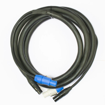 ADJ Alpha AC5PPCON12 12ft 5-Pin XLR PowerCON Combo Link Cable (AC5PPCON12)