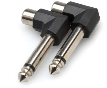 ADJ ACQMRCAF MALE 1/4" TO FEMALE RCA ADAPTE