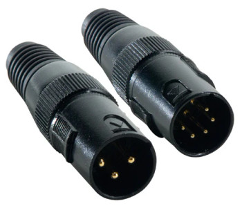 ADJ DMX T PACK MALE3&5 PIN DMX TERMINATOR SET