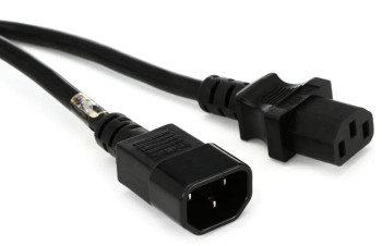 ADJ ECCOM-3 3' 16AWG IEC Male to IEC Female Extension Cord