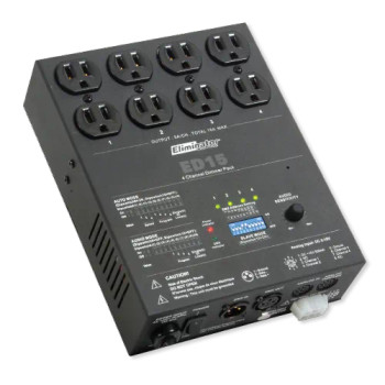 ADJ ED15 4CH DIMMER PACK With Wired Digital communication Network