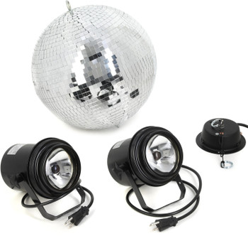 ADJ Eliminator M502EL 12-inch Mirror Ball Kit