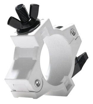 ADJ Oslim Pearl O-Clamp for 2" Rods (White)