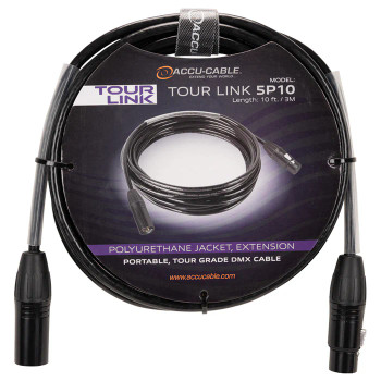 ADJ TOUR LINK 5P10; 10Ft.,Tour Grade,DMX CBL