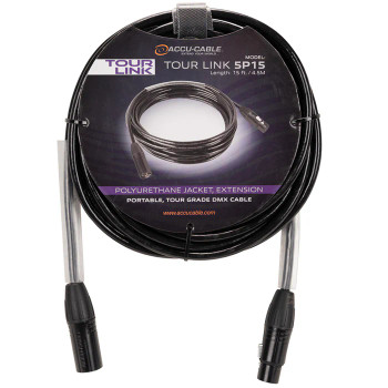 ADJ Tour Link 5P15 Professional Accu-Cable Series 5-Pin DMX Cable (15')