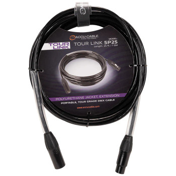 ADJ Tour Link 5P25 Professional Accu-Cable Series 5-Pin DMX Cable (25')