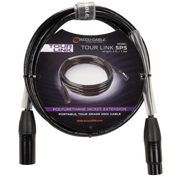 ADJ Tour Link 5P5 Professional Accu-Cable Series 5-Pin DMX Cable (5')