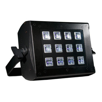 ADJ UV FLOOD 36;12 x 3w UV LED PANEL With Wired Digital communication Network