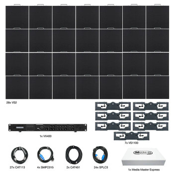 ADJ VS2 7X4 VS2 7x4 LED Video Wall Bundle, 2.97mm Pixel Pitch