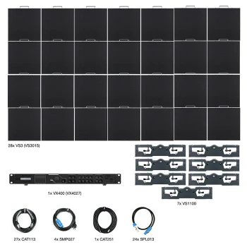 ADJ VS3 7x4 LED Video System Package with 28 VS3 Video Panels (VS3 7X4)