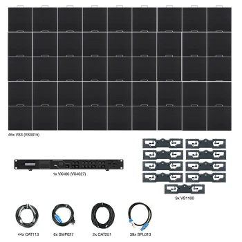 ADJ VS3 9x5 LED Video System Package with 45 VS3 Video Panels (VS3 9X5)