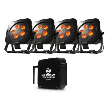 ADJ WiFLY PAR Airstream Pak Wireless LED PAR Lighting Package (WIFLYPARASTRMPAK)