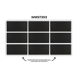 ADJ WMST3 Top Right & Bottom Left, Trim Section for WMS Panel Series.