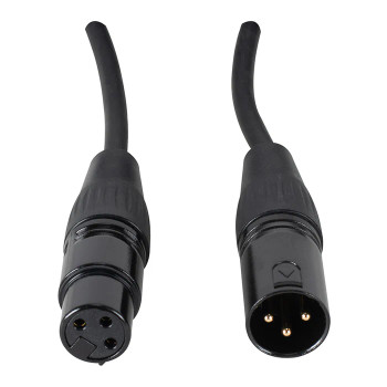 ADJ XL12A Accu-Cable XLR Male to XLR Female Balanced Audio Cable (12')