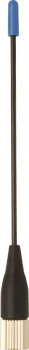 Shure 1/4 Wave Receiver Antenna with Blue Color-Coded Cap, UHF Wideband Coverage for 636–916 MHz Wireless Systems, Designed for Stable RF Reception and High-Frequency Performance in Professional Audio Applications (UA705)