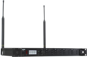 Shure ULXD4Q Quad Digital Wireless Receiver, G57 Band (470–608 MHz), AES-256 Encryption, Professional Wireless Microphone Receiver (ULXD4QGV=-G57)