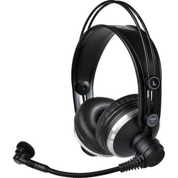 AKG, HSD171 professional closed-back headset with dynamic microphone for broadcast and recording applications, derived from K171 headphones, (2955X00260)