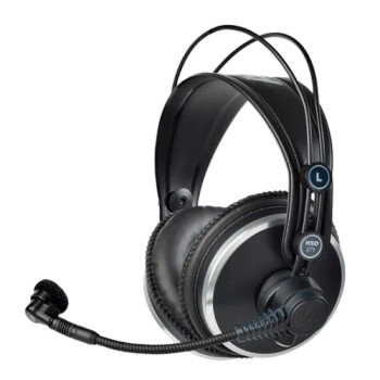 AKG, HSD271 professional closed-back headset with dynamic microphone for broadcast and recording applications, derived from K271 headphones, (2955X00270)
