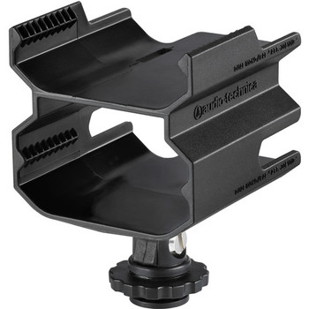 Audio Technica AT8691 Camera Shoe Dual Mount for ATW R1700 Wireless Receiver System (AT8691)