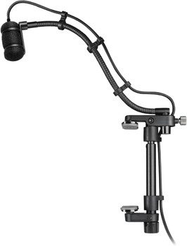 Audio-Technica ATM350GL Cardioid Condenser Instrument Microphone with Guitar Mounting System (9" Gooseneck)