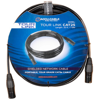 ADJ TOUR LINK CAT25;25FT CAT5E CABLE