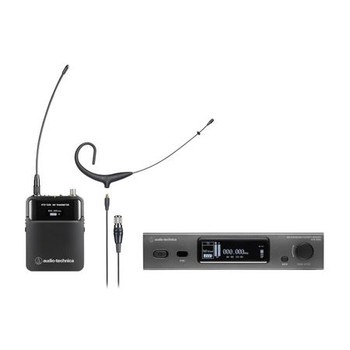 Audio-Technica ATW-3211/892x 3000 Series Wireless Omni Earset Microphone System (Black, EE1: 530 to 590 MHz)