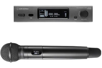 Audio-Technica ATW-3212/C710 3000 Series Wireless Handheld Microphone System with ATW-C710 Capsule (DE2: 470 to 530 MHz)