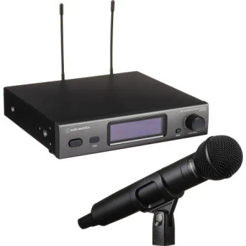 Audio-Technica ATW-3212N/C510 3000 Series Network Wireless Handheld Microphone System with ATW-C510 Capsule (EE1: 530 to 590 MHz)