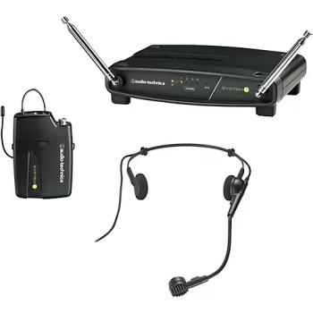 Audio-Technica ATW-901A/H System 9 VHF Wireless Unipak System with a PRO 8HEcW Headworn Microphone