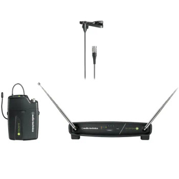 Audio-Technica ATW-901A/L System 9 VHF Wireless Unipak System with an Omnidirectional Lavalier Microphone