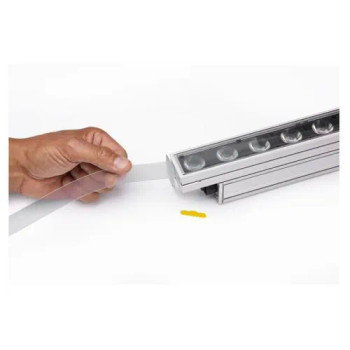 Martin Asymmetric Wide Diffuser for Exterior Linear Pro Fixtures, 4ft Length, Set of 6 for Enhanced Beam Shaping and Architectural Lighting Control (MAR-90570020)