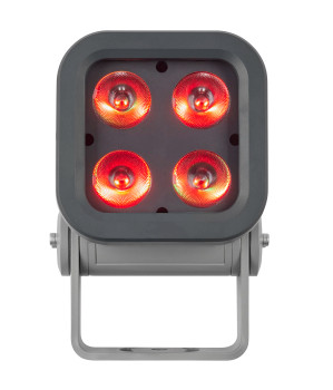 Martin Exterior Wash Pro S QUAD LED Wash Fixture, EU Version, White Housing for Outdoor Architectural, Facade, and Dynamic Color Wash Lighting Applications (MAR-90590101)