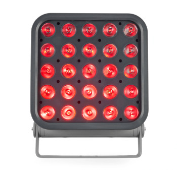 Martin Exterior Wash Pro XL QUAD LED Wash Fixture, EU Version, White Housing for Outdoor Architectural, Facade, and Extra-Large-Scale Dynamic Color Wash Lighting Applications (MAR-90590104)