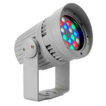 Martin Exterior Wash 100 LED Wash Fixture, 7-Degree Beam, EU Version, Aluminum Housing for Precision Outdoor Architectural and Facade Accent Lighting Applications (MAR-90510325)