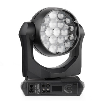 Martin MAC Aura PXL White Finish LED Wash Light Fixture with EPS Packaging for Professional Stage, Event, and Entertainment Lighting Applications (MAR-90250030HU)